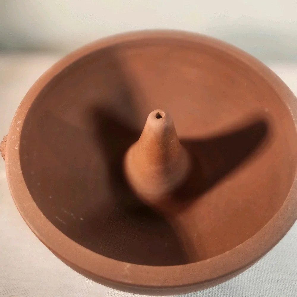 Vintage Chinese Red Clay Yunnan Rice & Stew Steamer With Lid
